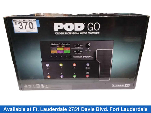 Line 6 Pod Go Black Audio Equipment