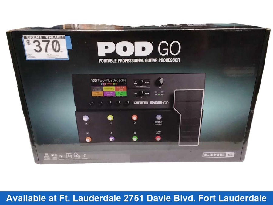 Line 6 Pod Go Black Audio Equipment