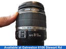 Canon Zoom Lens Ef-s 18-55 Black Photographic Lens