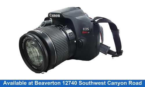 Canon Eos Rebel T7 Black Digital SLR Camera