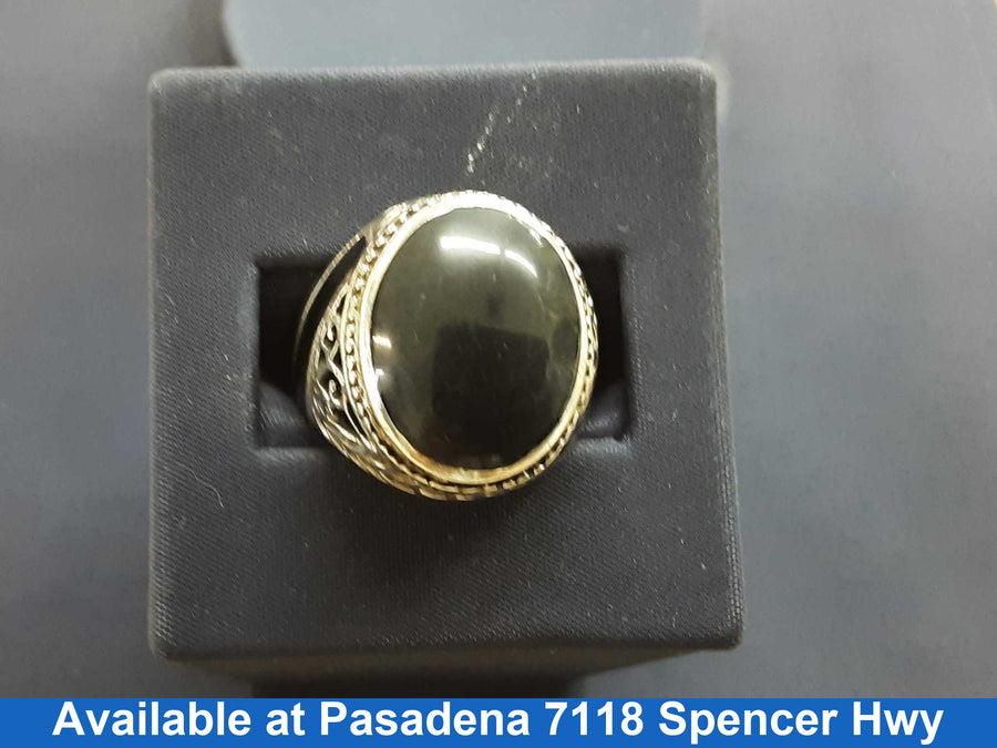Men's Ring - Silver 7.6 grams Size 20