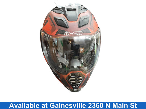 Icon Red Red Helmet