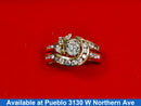 Ring - Wedding Set - Yellow Gold 18k (.750) 6.7 grams Size 8.5