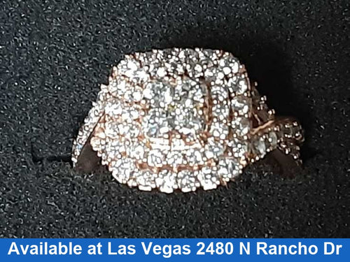 Ring - Wedding Set - Rose Gold 10k (.417) 3.4 grams Size 20