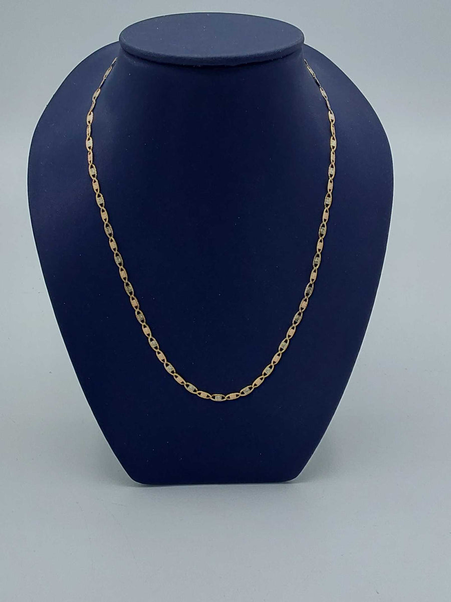 Gucci Chain - Tricolor Gold 10k (.417) 3.2 grams 22 inch