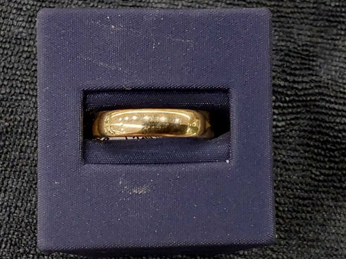 Ring - Wedding Band - Yellow Gold 10k (.417) 2.8 Grams Size 10