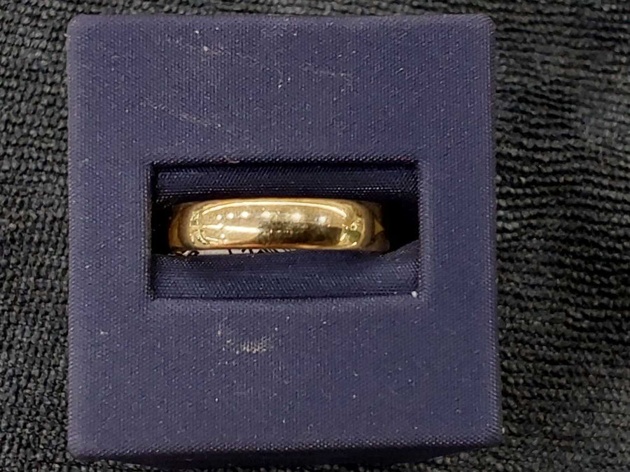 Ring - Wedding Band - Yellow Gold 10k (.417) 2.8 Grams Size 10