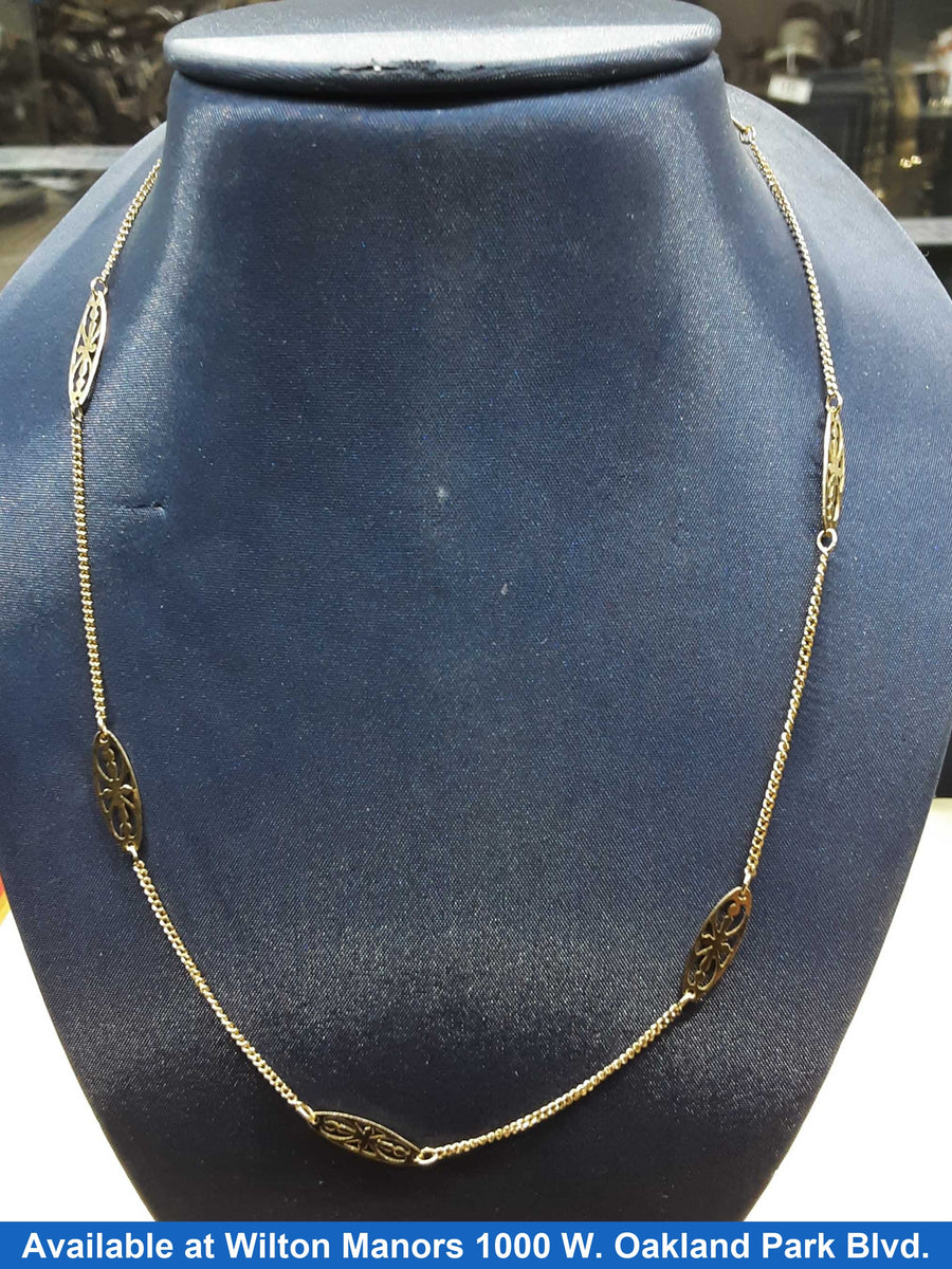 Chain - Yellow Gold 14k (.585) 3.6 grams 20 inch