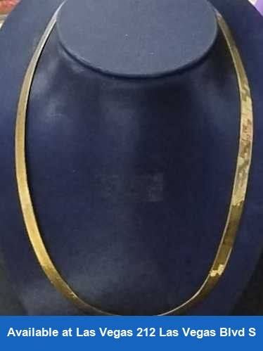 Herringbone Chain - Yellow Gold 14k (.585) 17.5 grams 22 inch