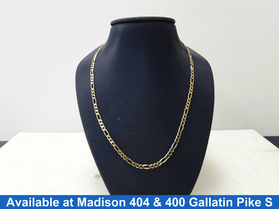 Figaro Chain - Yellow Gold 14k (.585) 6.2 grams 16 inch