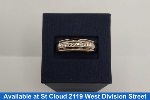 Ring - Wedding Band - White Gold 10k (.417) 4.34 grams Size 7