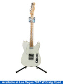 Fender Telecaster White Acoustic / Electric Classic Guitar