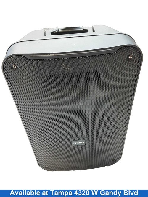 Fisher Fbx1288k Black Floor Speaker
