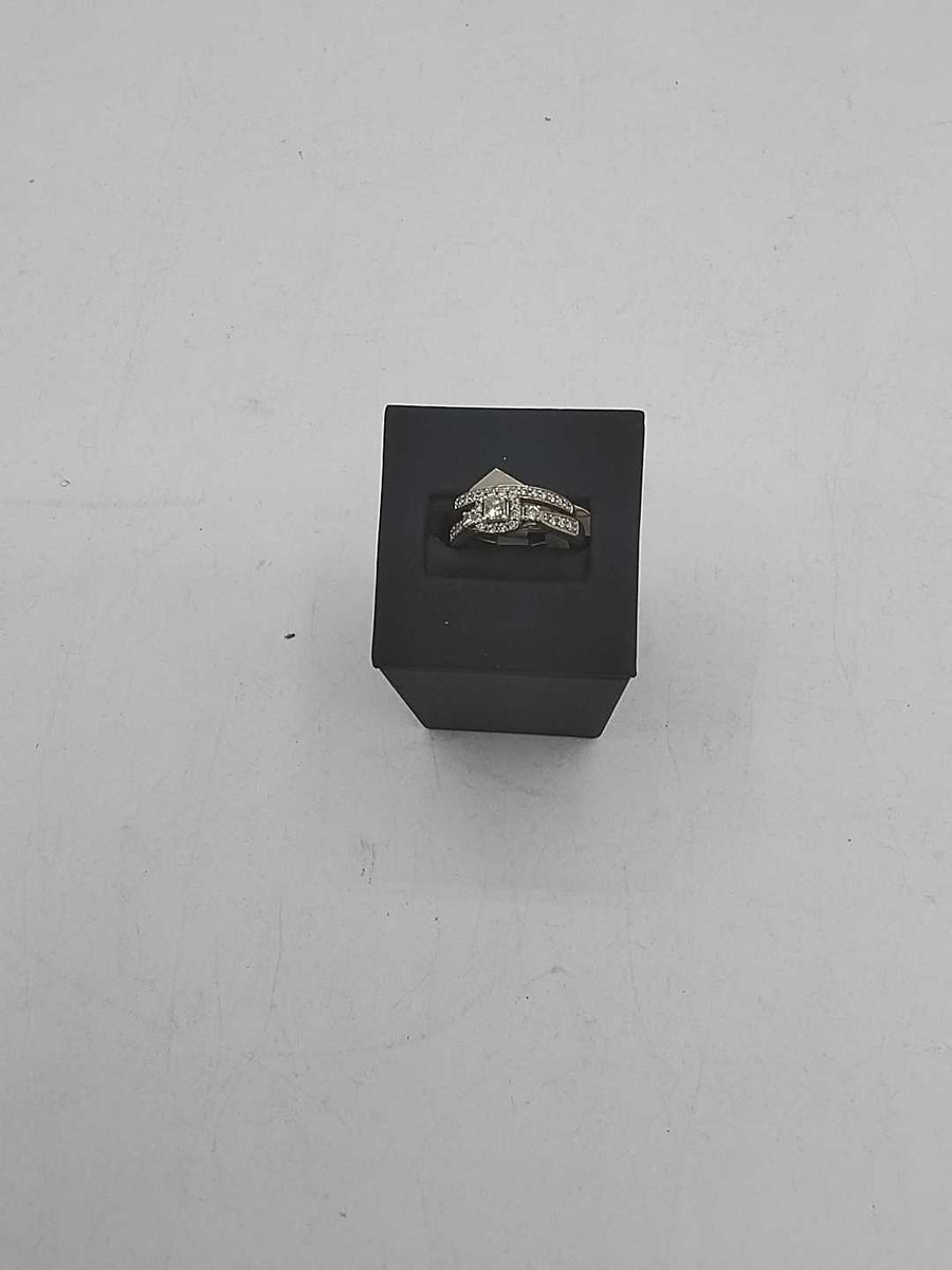 Ring - Engagement Set - Yellow Gold 14k (.585) 6.3 grams Size 8