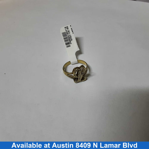 Women's Ring - Yellow Gold 10k (.417) 1.9 grams Size 6