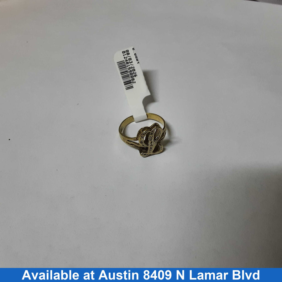 Women's Ring - Yellow Gold 10k (.417) 1.9 grams Size 6