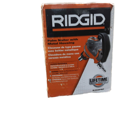 Ridgid R350pnf Orange Pneumatic Palm Nailer