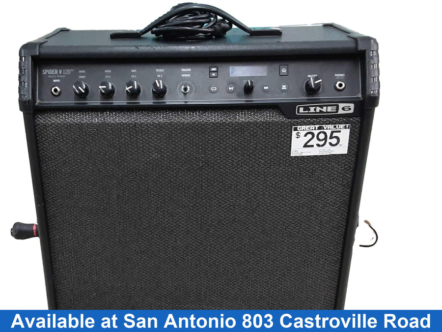 Line6 Spider V120 Black Guitar Amplifier