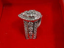 Women's Ring - White Gold 14k (.585) 9.6 grams Size 8.5