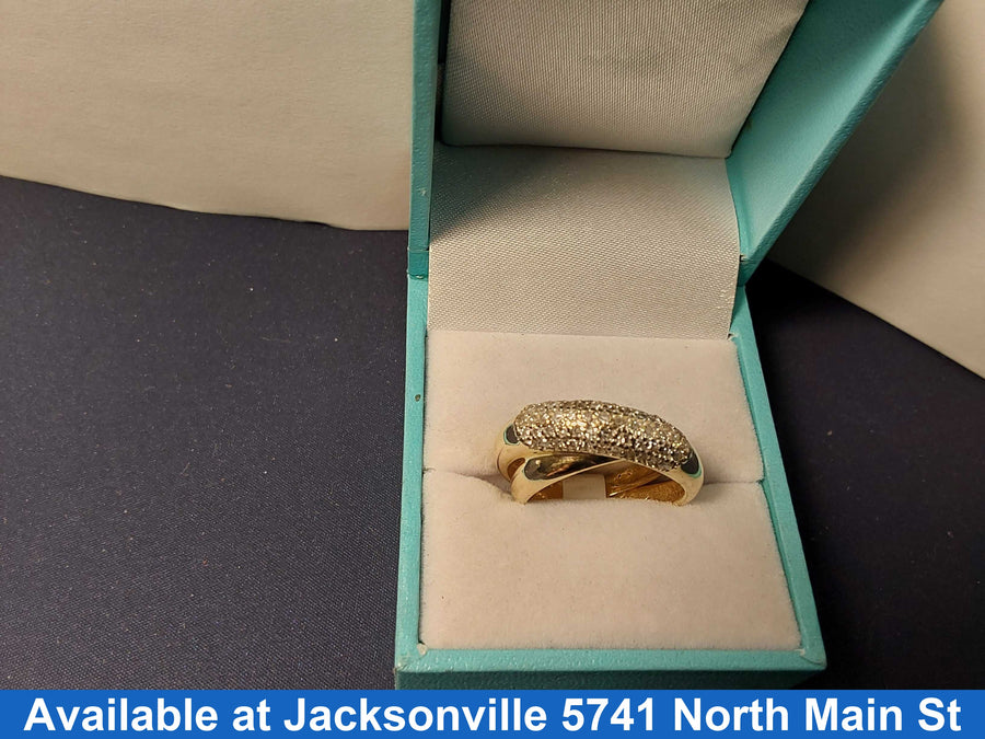 Women's Ring - Yellow Gold 14k (.585) 6.8 grams Size 7