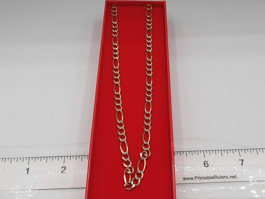 Figaro Chain - Yellow Gold 10k (.417) 13.5 grams 20 inch