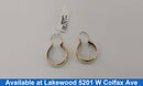 Hoop Earrings - Yellow Gold 14k (.585) 3.7 grams