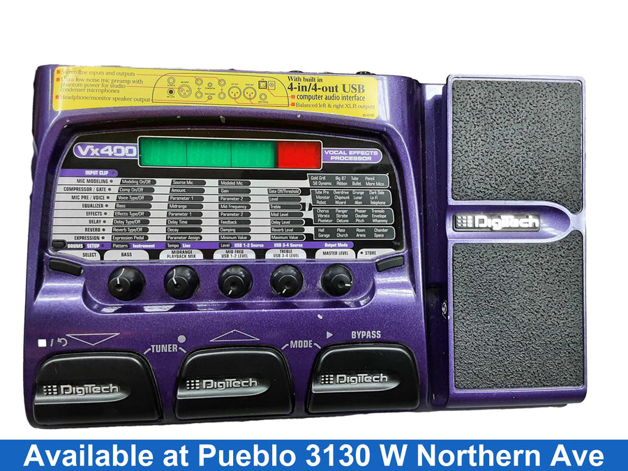Digitech Vx400 Purple Audio Equipment
