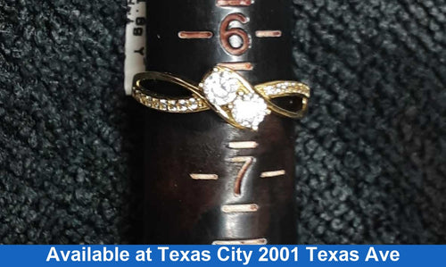 Women's Ring - Yellow Gold 10k (.417) 1.8 grams Size 6.5