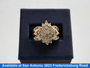 Women's Diamond Cluster Gold 10k Size 7.5