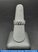 Ring - Wedding Band - Platinum 9.8 grams Size 7.5