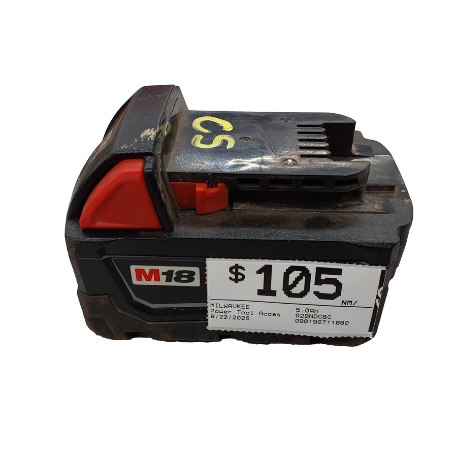 Milwaukee 5.0ah Black Power Tool Accessory