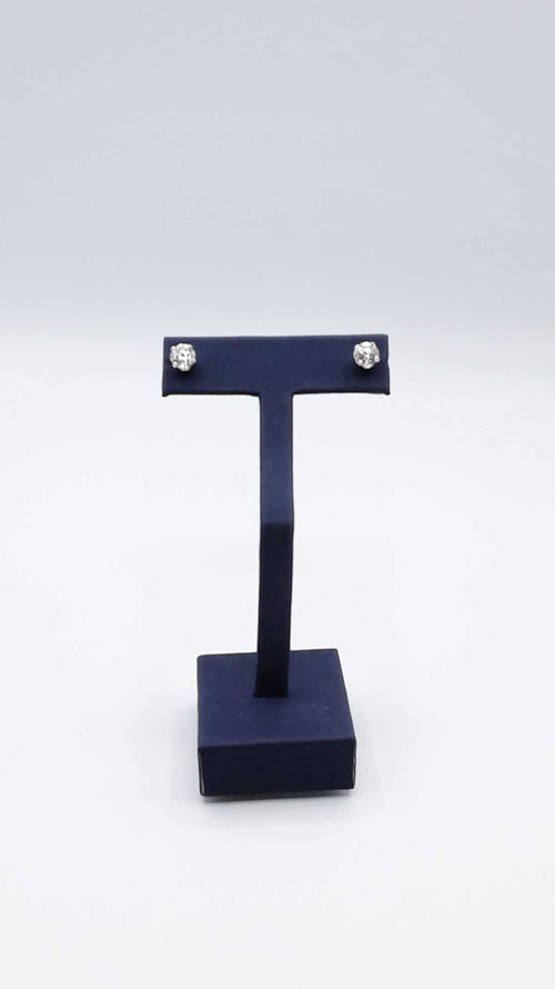 Earrings - White Gold 14k (.585) 1.7 grams
