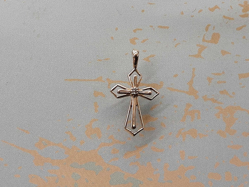 Religious Pendant - Yellow Gold 10k (.417) 0.8 grams