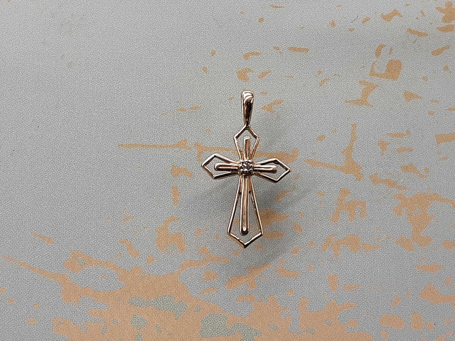 Religious Pendant - Yellow Gold 10k (.417) 0.8 grams