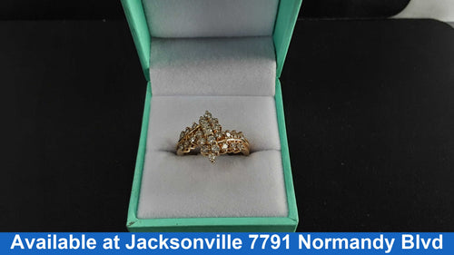 Women's Ring - Yellow Gold 14k (.585) 5.2 grams Size 8
