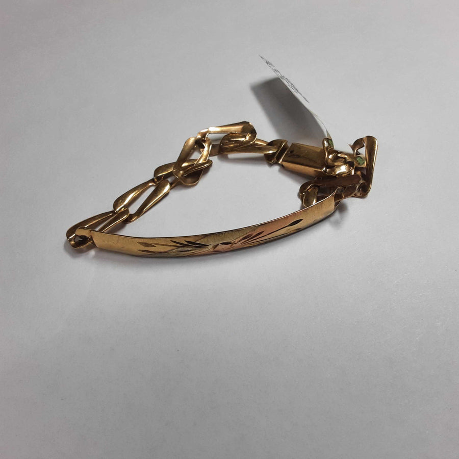 ID Bracelet - Yellow Gold 10k (.417) 5.3 grams 7 inch