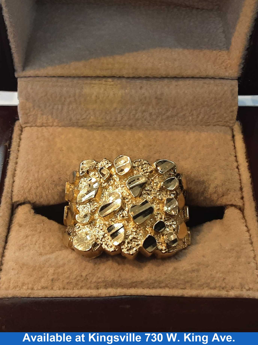 Men's Ring - Yellow Gold 10k (.417) 6.5 grams Size 5.5