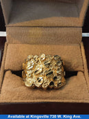 Men's Ring - Yellow Gold 10k (.417) 6.5 grams Size 5.5