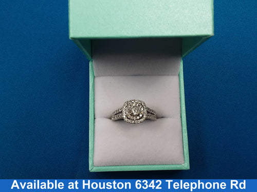 Women's Ring - White Gold 14k (.585) 4.8 grams Size 7.5