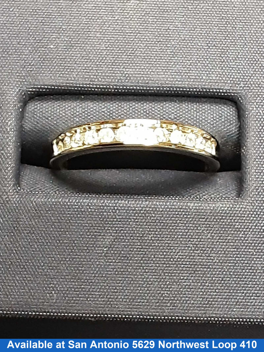 Women's Ring - Anniversary - White Gold 10k (.417) 1.7 grams Size 8