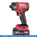Bauer 20vdc Red Cordless Impact Drill