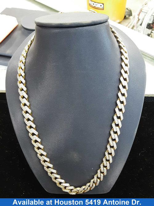 Cuban Link Chain - Yellow Gold 14k (.585) 38.4 grams 18 inch
