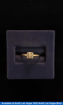 Women's Ring - Solitaire - White Gold 14k (.585) 1.7 grams Size 7