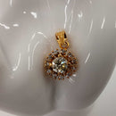 Diamond Pendant - Yellow Gold 14k (.585) 3.3 grams