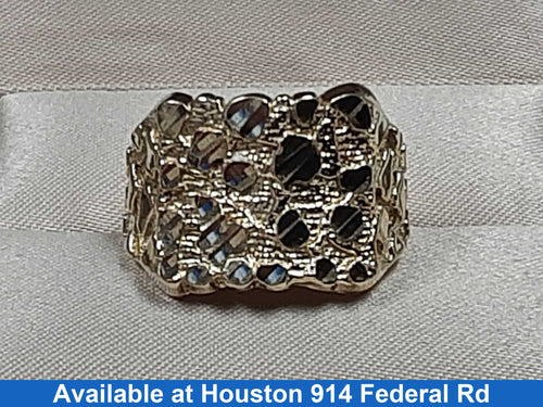 Men's Ring - Yellow Gold 10k (.417) 3.7 grams Size 8.5