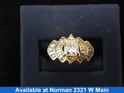 Women's Ring - Yellow Gold 14k (.585) 4.6 grams Size 7