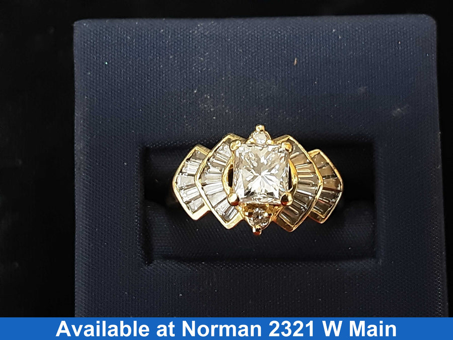 Women's Ring - Yellow Gold 14k (.585) 4.6 grams Size 7