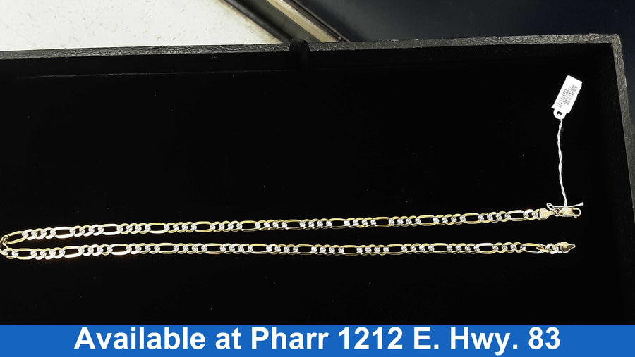 Figaro Chain - Yellow Gold 10k (.417) 30.4 grams 20 inch