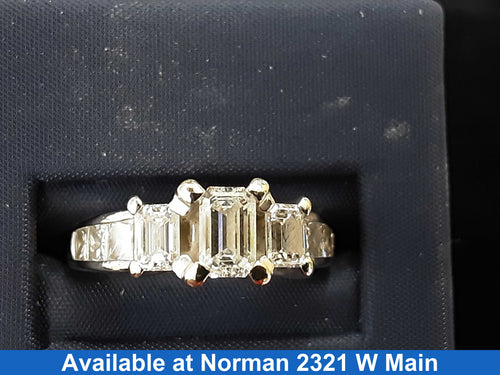 Ring - Wedding Band - White Gold 14k (.585) 5.5 grams Size 7.5