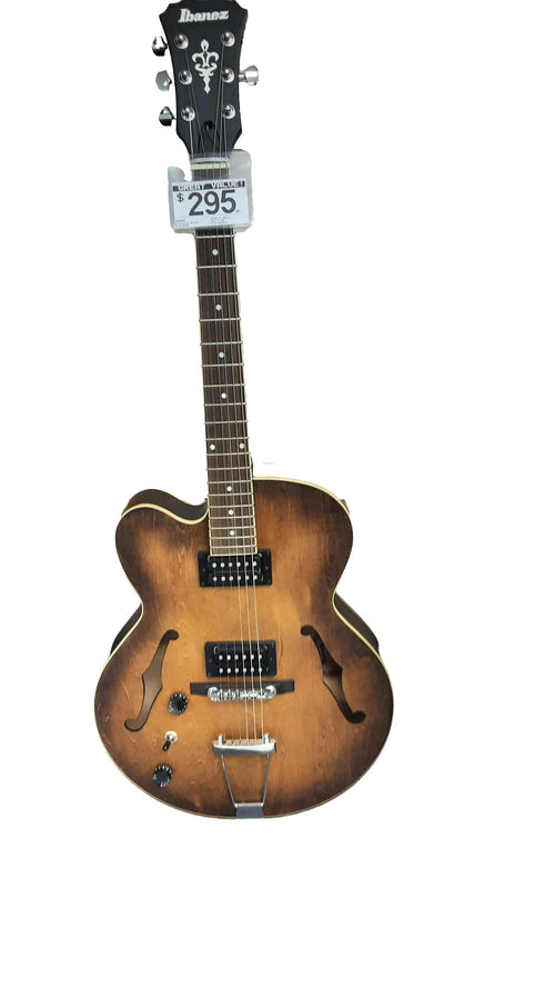Ibanez Af55l-tf-5b-01 Beige / Tan Electric Classic Guitar